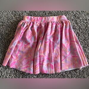 Like New! OshKosh B'gosh Pink and Orange Patterned Skirt with Shorts
